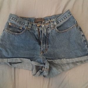 Thrifted High Waisted Mom Jean Shorts